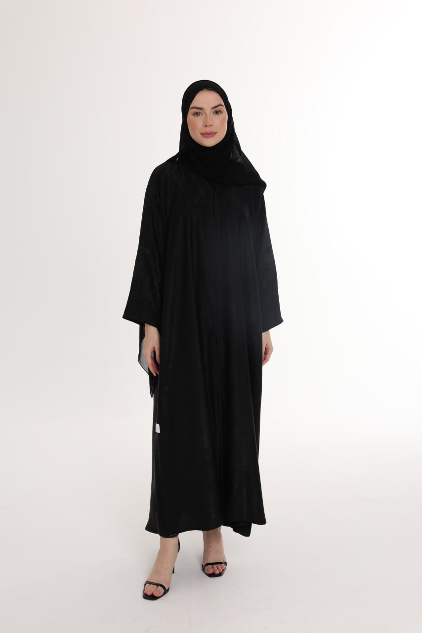عباية هالي سوداء سادة
