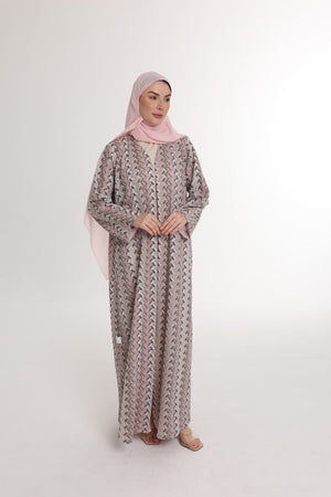 عباية ميسوني بيبي بينك سادة