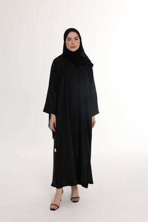 عباية هالي سوداء سادة