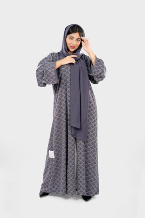 عباية كريب جاكار عصري سادة